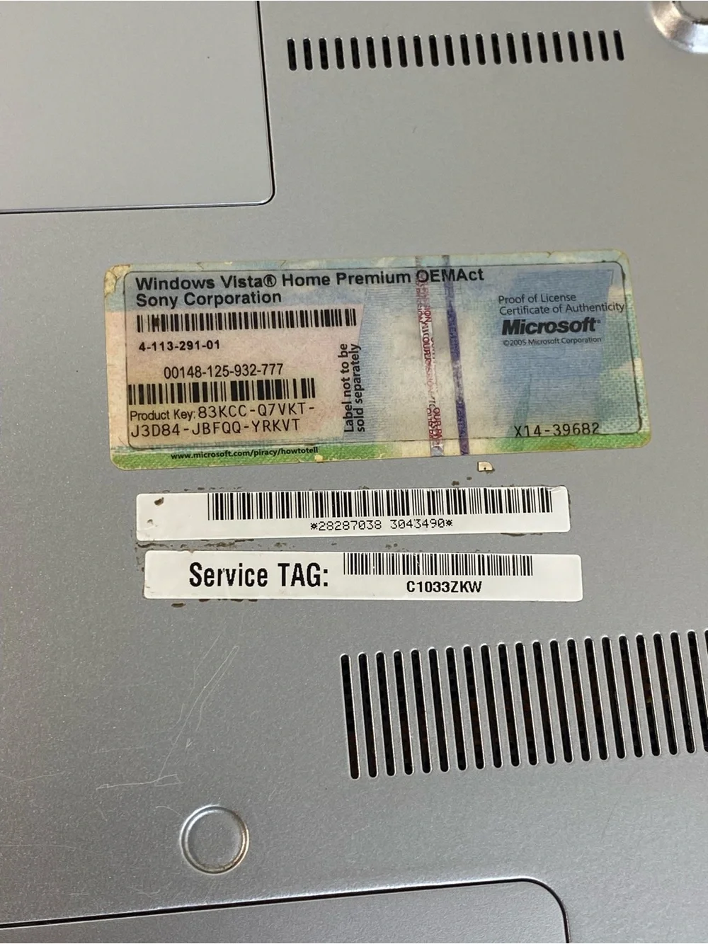 Sony VAIO PCG-3E2L Laptop with Charger Factory Reset Tested